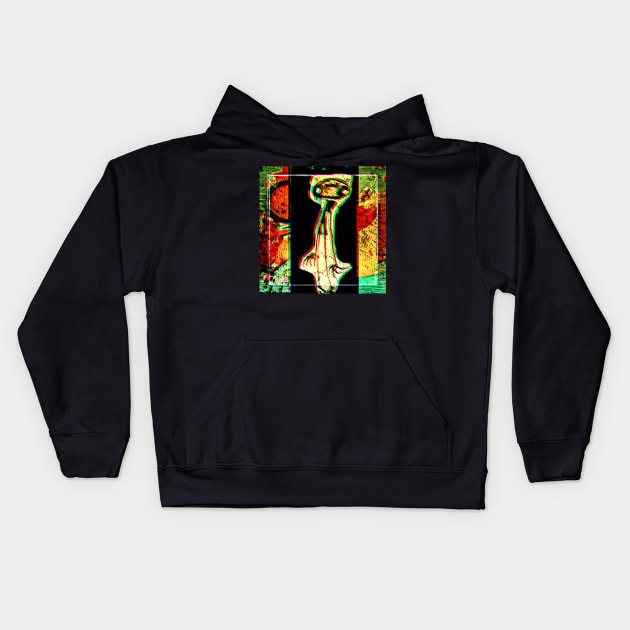 Trippy Finn the Human Kids Hoodie by ColorMeMamaStudio